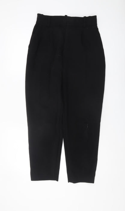 Womens UK Size M Zara Regular Fit  Black Trousers