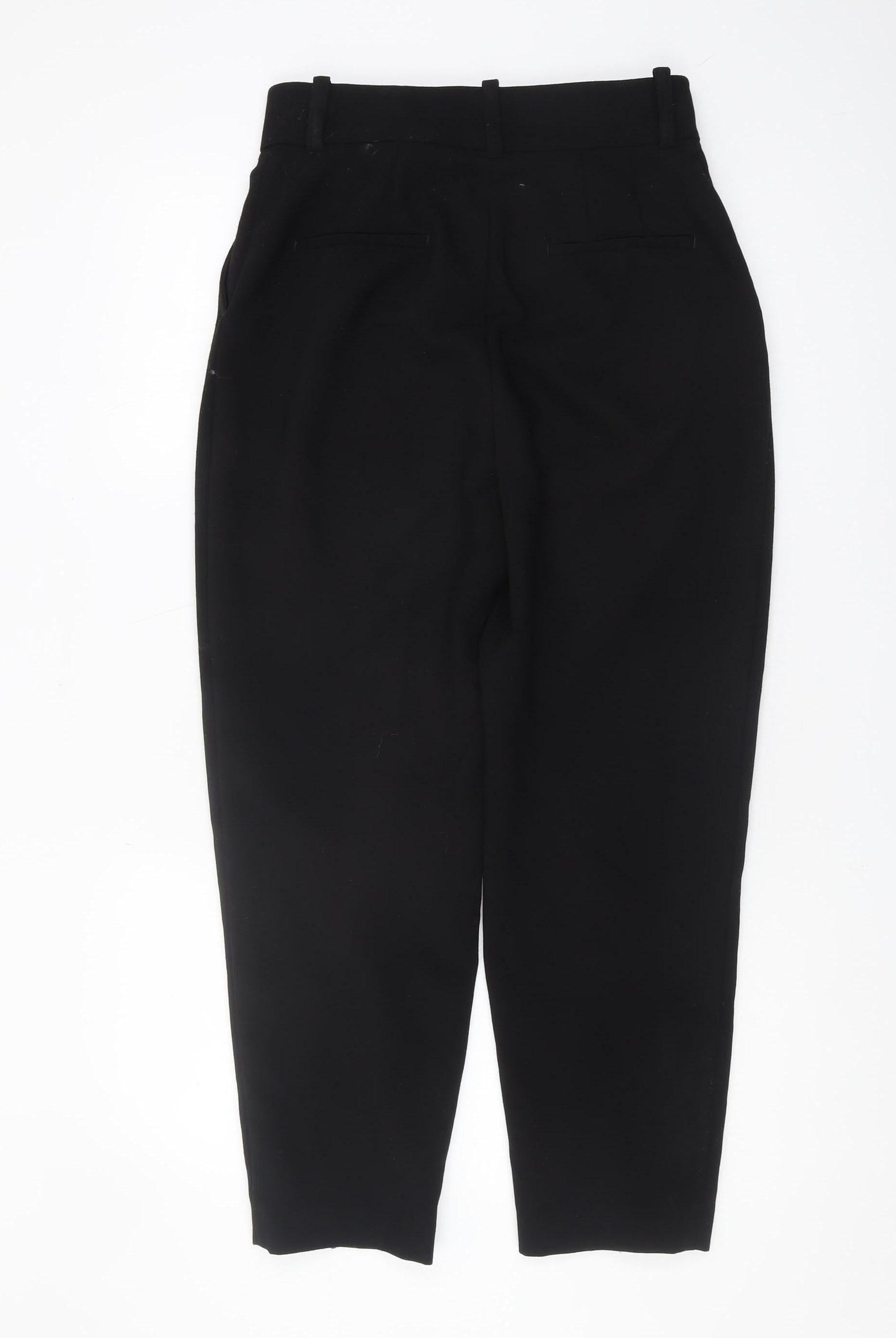 Womens UK Size M Zara Regular Fit  Black Trousers