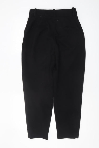 Womens UK Size M Zara Regular Fit  Black Trousers