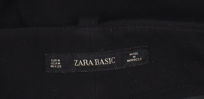 Womens UK Size M Zara Regular Fit  Black Trousers