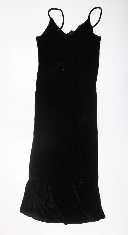 Jigsaw Women's Black Slip Dress, Size 12, Party/Cocktail