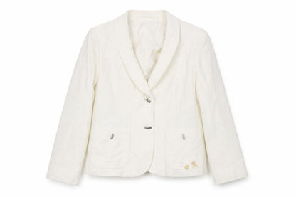 Womens UK Size 14 Minuet Regular Ivory Blazer