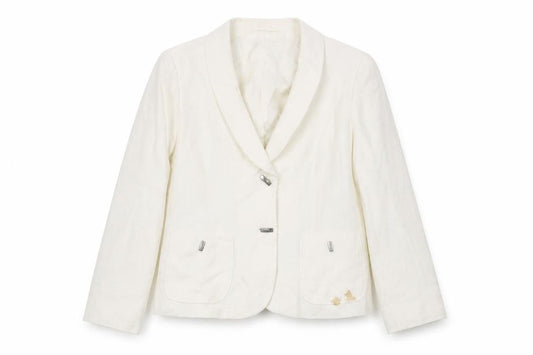 Womens UK Size 14 Minuet Regular Ivory Blazer