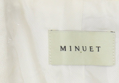 Minuet Women’s Ivory Linen Blazer Size 14
