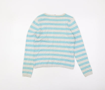 Womens UK Size S Gap Blue Pullover Jumper