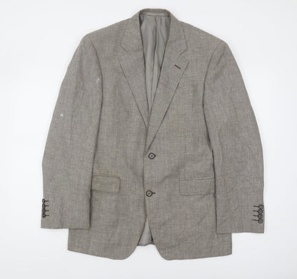 Mens UK Size 38 Marks and Spencer Regular Brown Suit Jacket