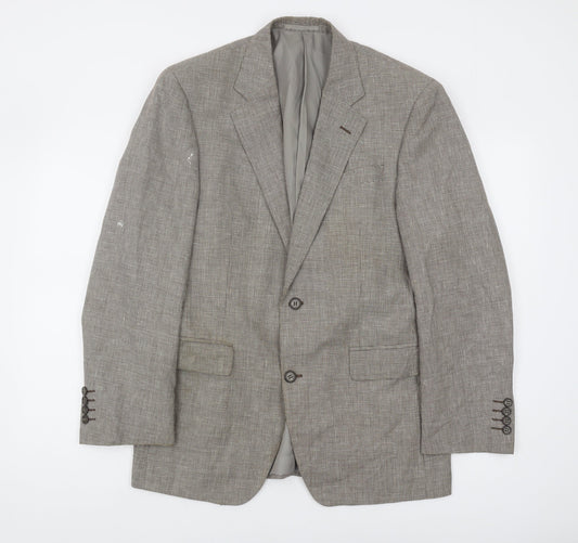 Mens UK Size 38 Marks and Spencer Regular Brown Suit Jacket