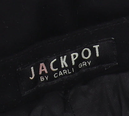 Womens UK Size 29 Jackpot   Black Trousers