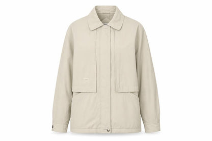 Bertekex Women's Beige Mid-Length Jacket 10-12