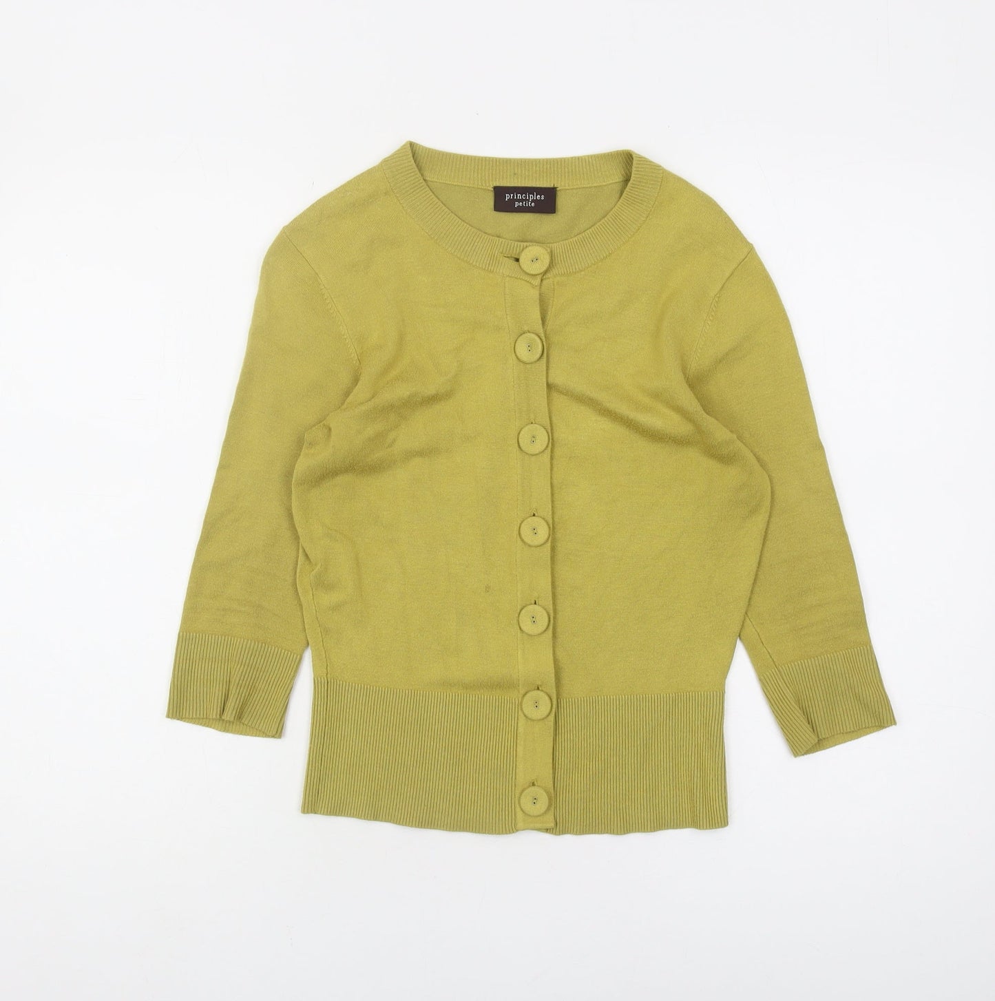 Womens UK Size 12 Principles Green Cardigan Jumper