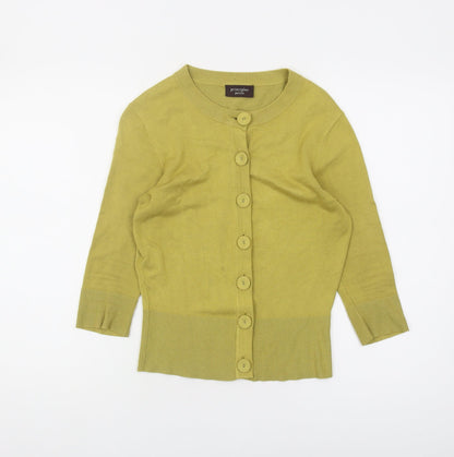 Womens UK Size 12 Principles Green Cardigan Jumper