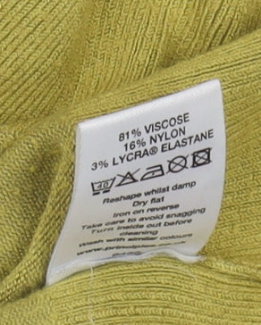 Womens UK Size 12 Principles Green Cardigan Jumper