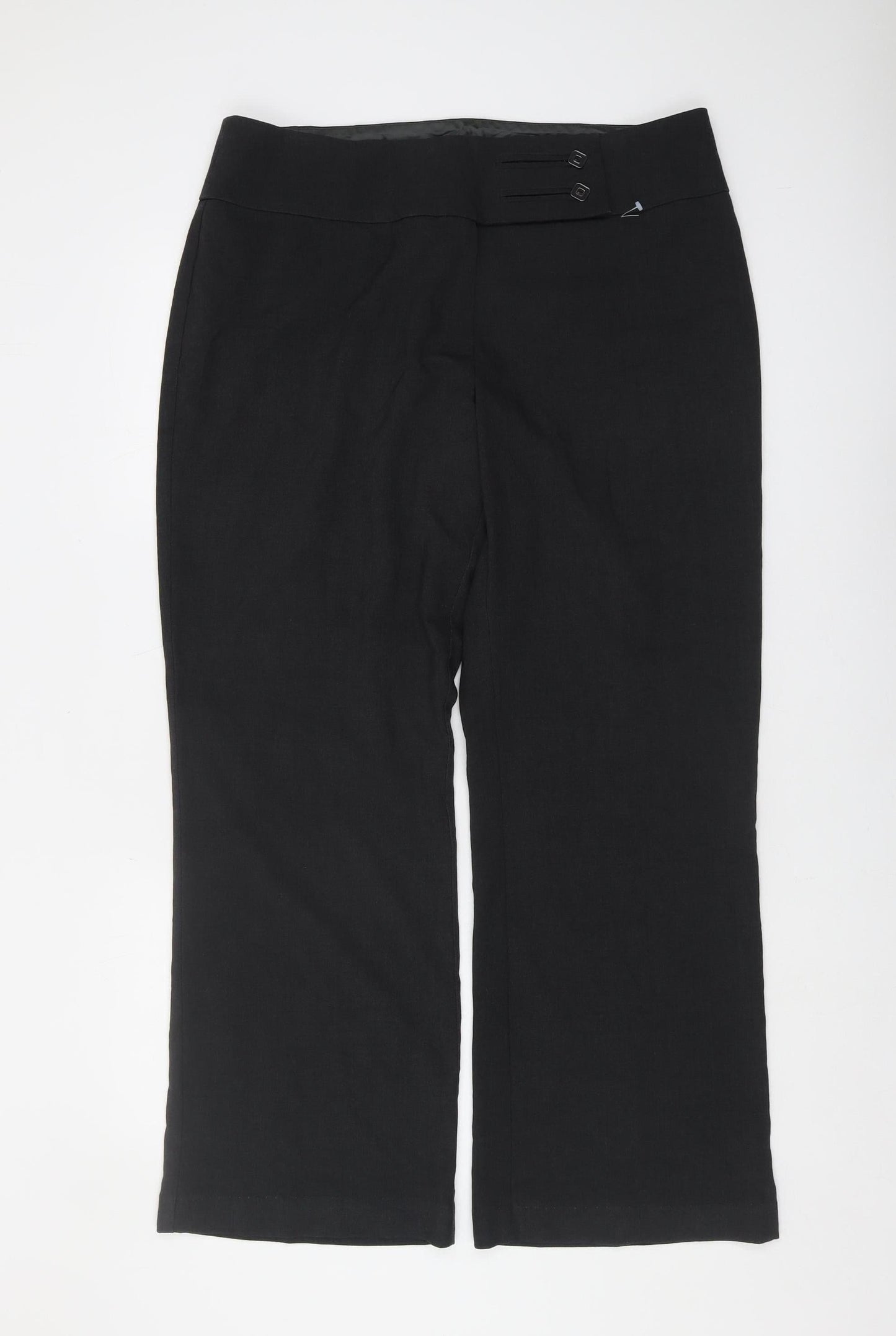 Womens UK Size 16 Marks and Spencer   Black Trousers