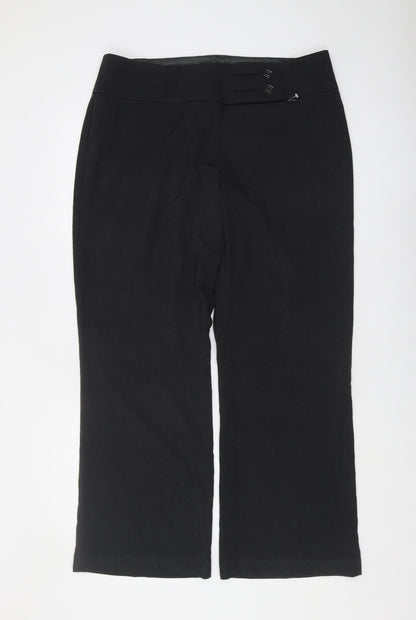 Womens UK Size 16 Marks and Spencer   Black Trousers