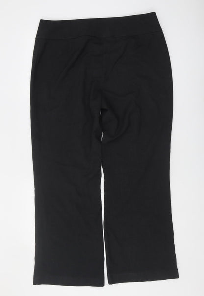 Womens UK Size 16 Marks and Spencer   Black Trousers
