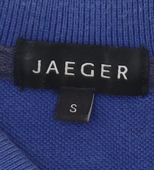 Jaeger Men's Blue Polo Shirt Size S