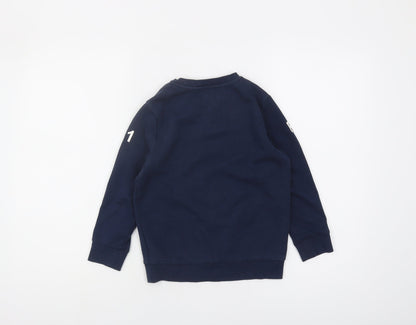 Fashion UK Boys Blue PlayStation Logo Sweatshirt 7-8 Years