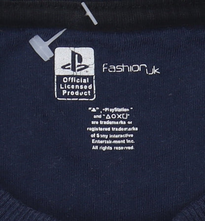 Fashion UK Boys Blue PlayStation Logo Sweatshirt 7-8 Years