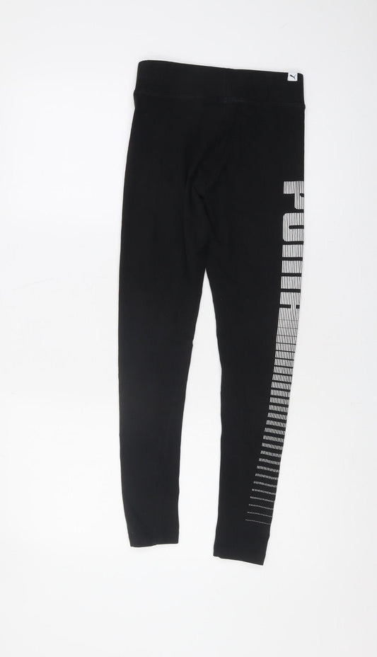 Puma Women's Black Athletic Leggings Size 10