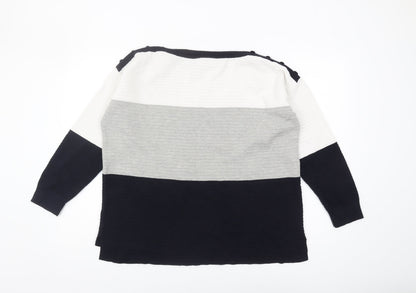 Womens UK Size M Wallis Multicoloured Pullover Jumper
