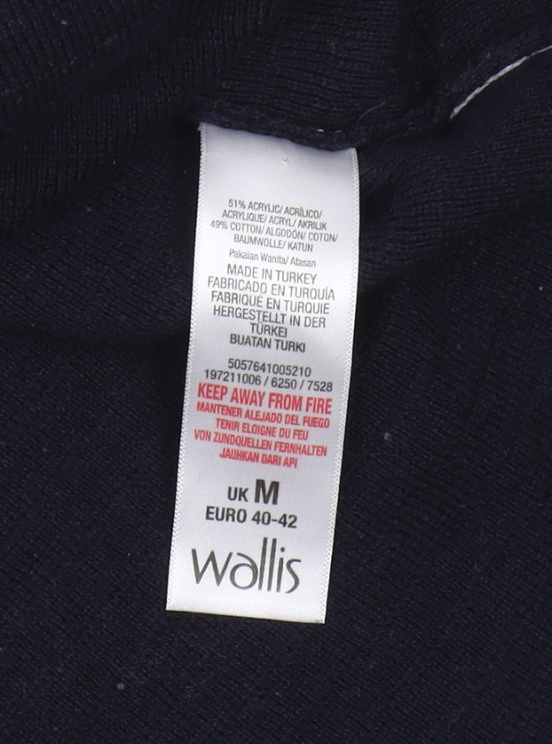 Womens UK Size M Wallis Multicoloured Pullover Jumper