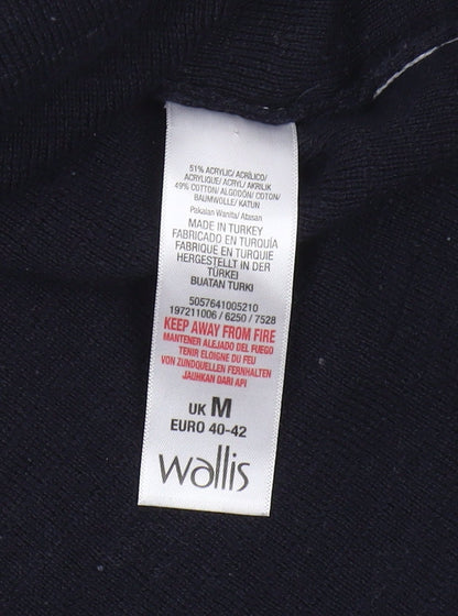 Womens UK Size M Wallis Multicoloured Pullover Jumper