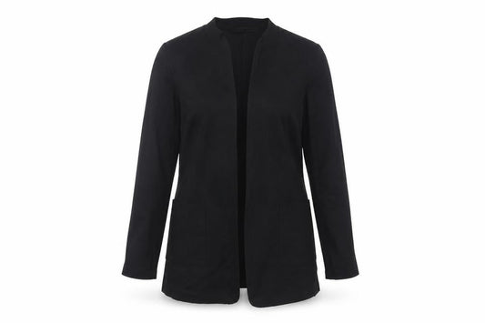 Womens UK Size M Zara Black Basic Jacket