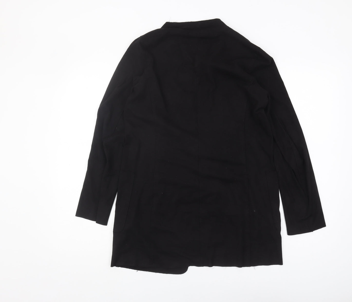 Womens UK Size M Zara Black Basic Jacket