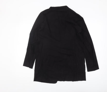 Womens UK Size M Zara Black Basic Jacket