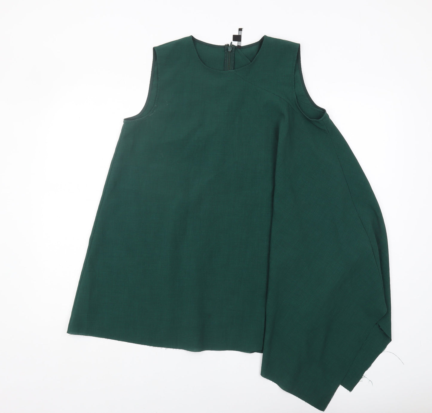Womens UK Size 8 COS Green Basic Blouse