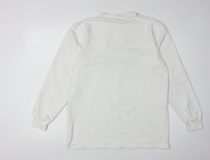 Levi's Men's White Graphic Long Sleeve T-Shirt M