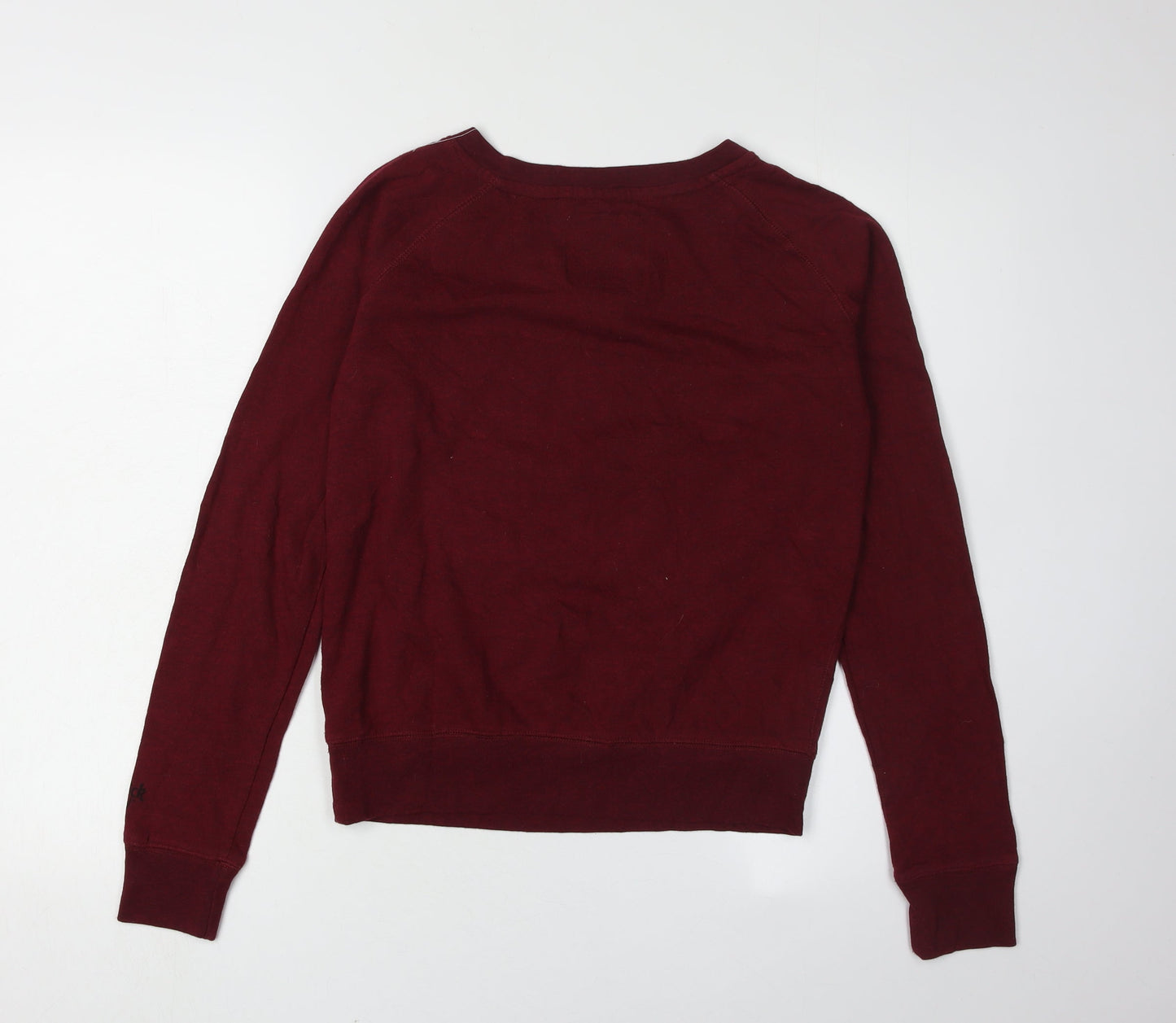 Womens UK Size S Hard Rock Cafe Red Pullover Sweatshirt