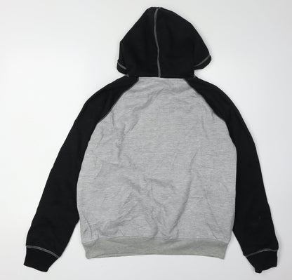 Umbro Men's Grey Hoodie, Size S, Logo Pullover