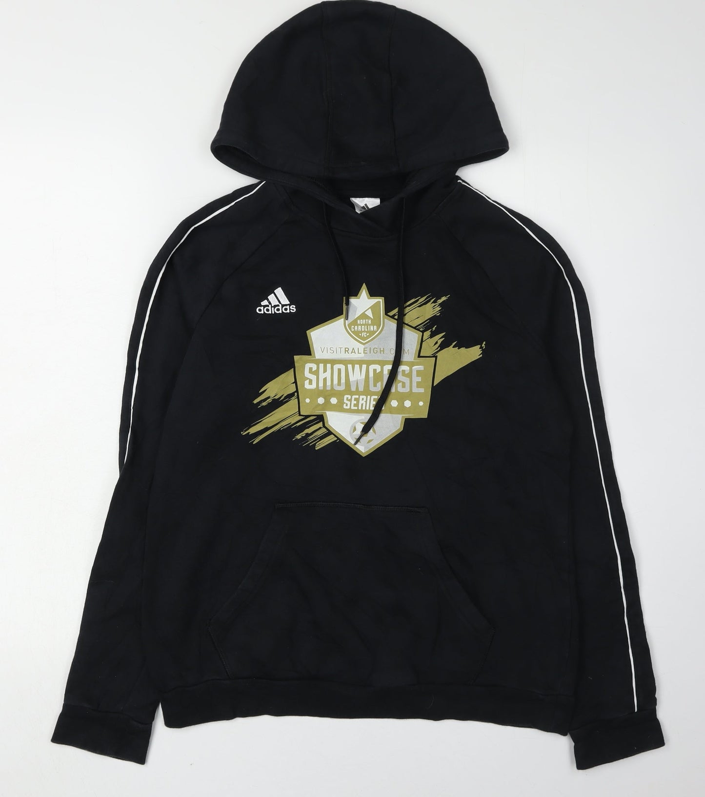Adidas Unisex Black Pullover Hoodie M