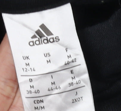 Adidas Unisex Black Pullover Hoodie M