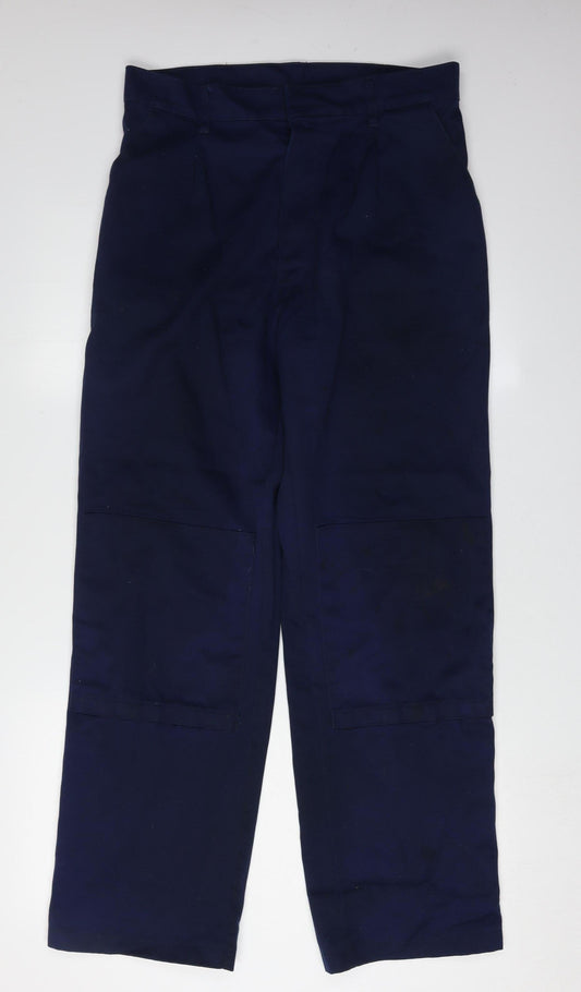 Trojan Blue Men's Cargo Trousers Size 30
