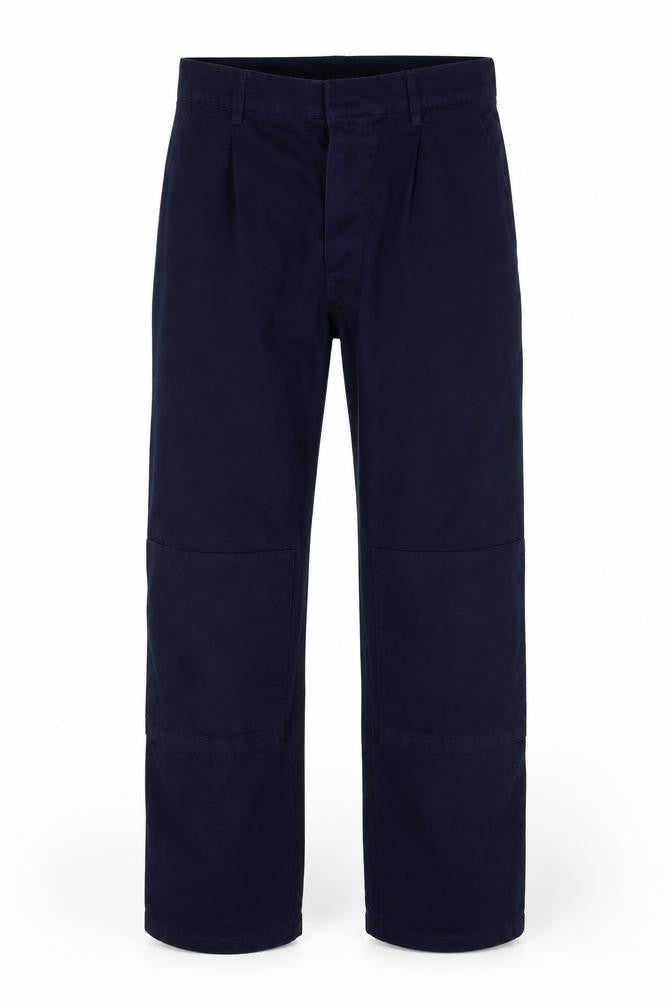 Mens UK Size 30 Trojan Regular Fit Cargo Blue Trousers