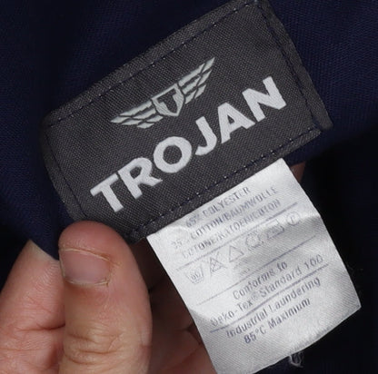 Trojan Blue Men's Cargo Trousers Size 30