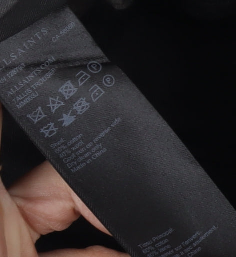 AllSaints Men’s Green Chino Trousers Slim Fit Size 30