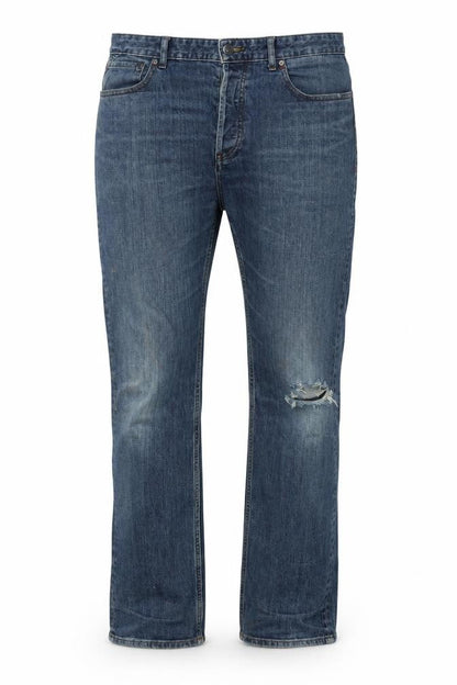 Mens UK Size 34 White Stuff Regular Fit Straight Blue Jeans