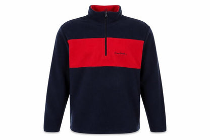 Mens UK Size M Pierre Cardin Multicoloured 1/2 Zip Sweatshirt