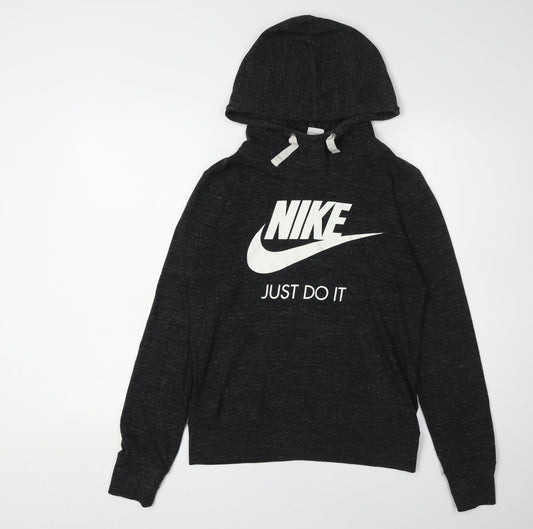 Nike Women's Black Pullover Hoodie M Lightweight Activewear