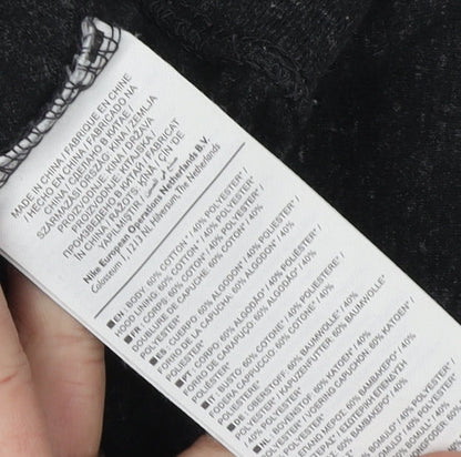 Nike Women's Black Pullover Hoodie M Lightweight Activewear