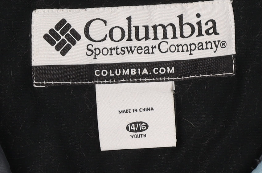 Columbia Girls Puffer Jacket Blue Green 14-15 Years Winter