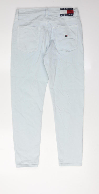Tommy Jeans Women Blue Logo Accent Size 10
