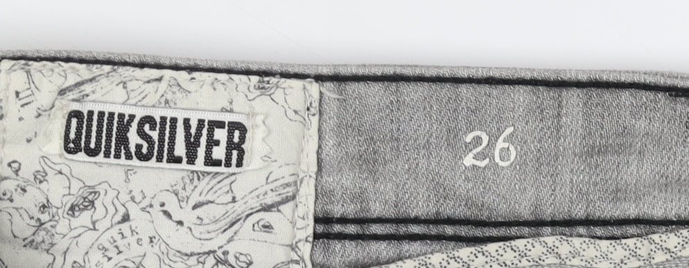 Quiksilver Grey Skinny Jeans, Size 26, Stretch Fit