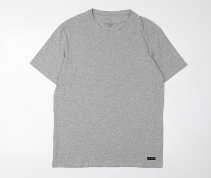 Ted Baker Men's Grey Crew Neck T-Shirt Size M