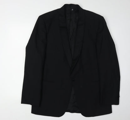 Austin Reed Men's Black Tuxedo Blazer, Size 44L, Formal