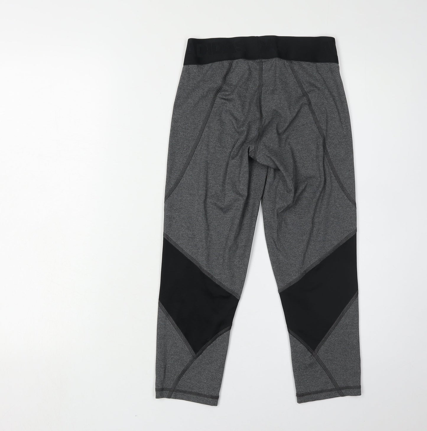 Adidas Women's Grey Cropped Leggings S - Athleisure Style