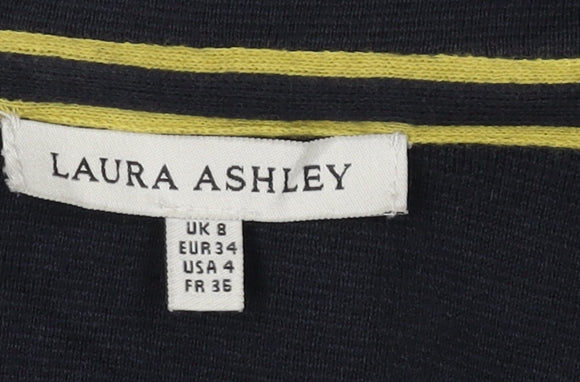 Womens UK Size 8 Laura Ashley Regular Black Blazer